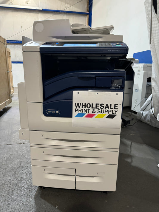 Xerox WorkCentre 7845i Color/Mono A3 Laser MFP Printer Copier Scan Network 45PPM